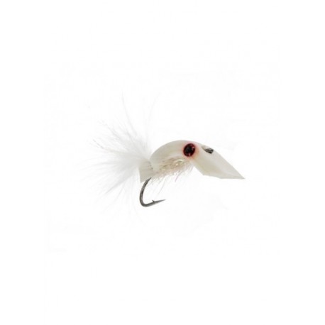 Bass Flies foam toy mouse white $8.50