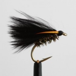 Lures 2 silver holo rib herl body cormorant $2.34
