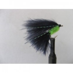 Lures 2 lime black cats whisker $2.34