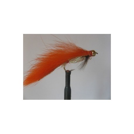 Lures 2 gold head orange mylar zonker $2.34