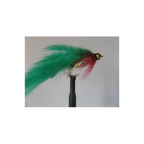 Lures 2 gold head lime green mylar zonker $2.34