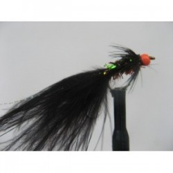Lures 2 hot head fire orange black tadpole $2.34