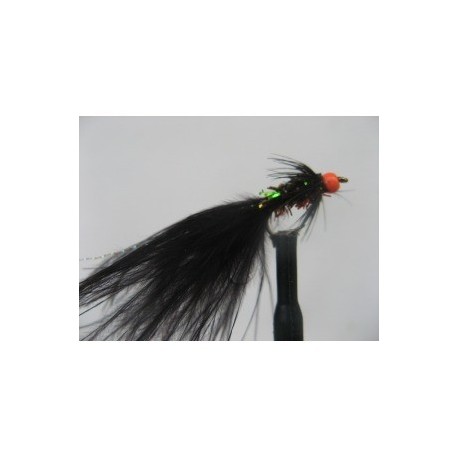 Lures 2 hot head fire orange black tadpole $2.34