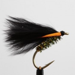 Lures 2 gold holo rib herl body cormorant $2.34