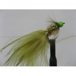 Lures 2 hot head green olive tadpole $2.34