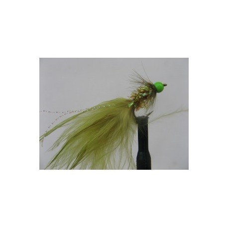 Lures 2 hot head green olive tadpole $2.34