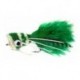 Bass Flies green white bass bug popper $8.50