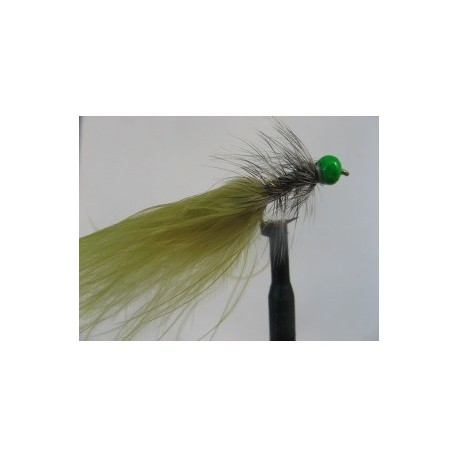 Lures 2 hot head green grizzle olive dancer $2.34