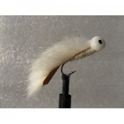 Lures 2 minkie white booby size l s $2.34
