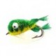Bass Flies green yellow kicking frog bass bug $8.50