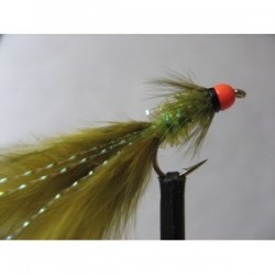 Lures 2 hot head blood red fritz body damsel $2.34