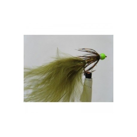 Lures 2 hot head green sparkle tadpole $2.34