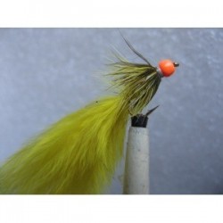 Lures 2 hot head red light olive damsel $2.34