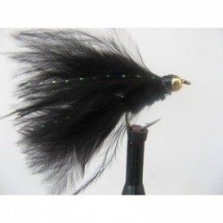 Lures 2 gold head black mini cats whisker $2.34