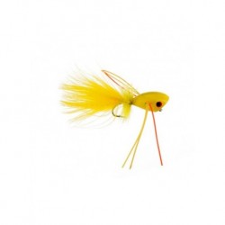Bass Flies hard popper yellow $8.50