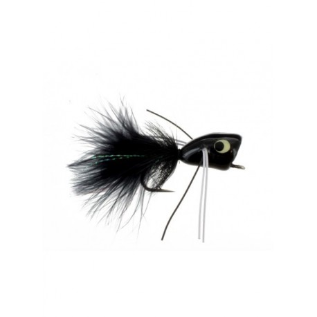 Bass Flies hard popper black $8.50