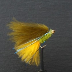 Lures 2 gold head dawsons olive hot tail $2.34