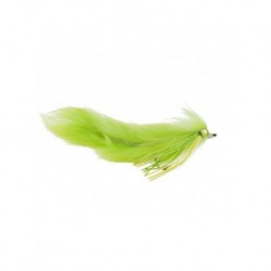 Bass Flies hare grub chartreuse $8.50