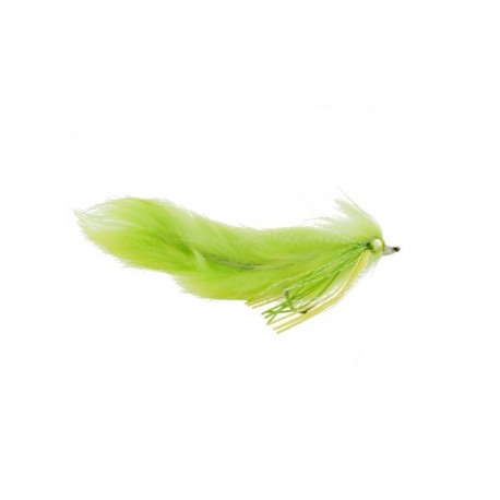 Bass Flies hare grub chartreuse $8.50