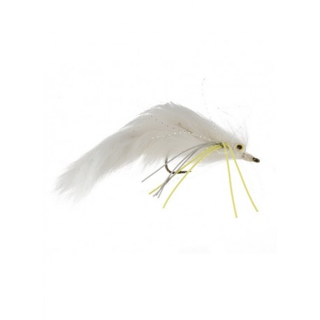 Bass Flies hare grub white $8.50