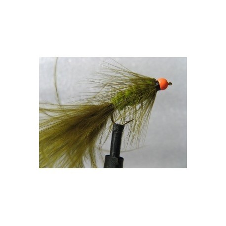 Lures 2 hot head orange woolly buggar $2.34