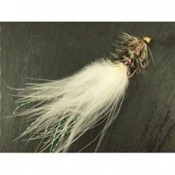 Lures 2 gold head grizzle white dancer $2.34