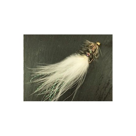 Lures 2 gold head grizzle white dancer $2.34