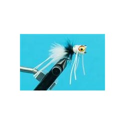 Bass Flies little fatty black white $8.50