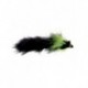 Bass Flies meat puppet black and chartreuse $8.50
