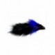 Bass Flies meat puppet black and purple $8.50
