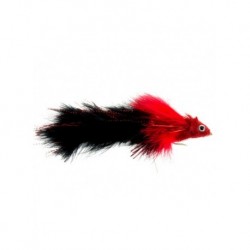 Bass Flies meat puppet red and black $8.50