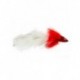 Bass Flies meat puppet red white $8.50