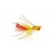 Bass Flies MicroPopperYellowRed $8.50
