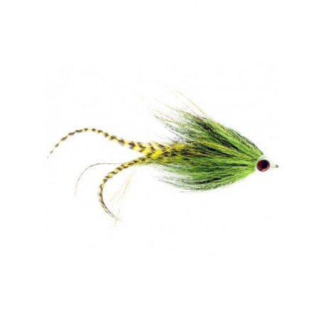 Bass Flies musky bandit chartreuse and black $8.50