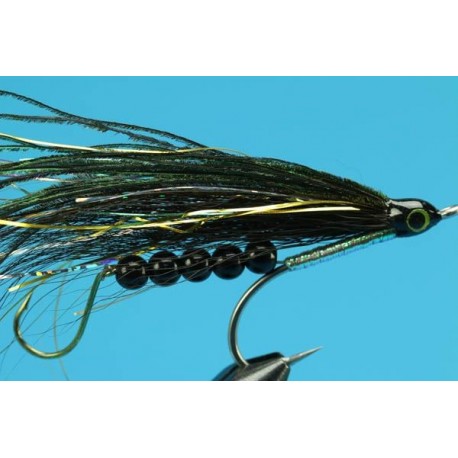Bass Flies pike fly black large $8.50