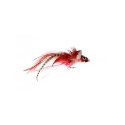 Bass Flies Pike Fly Red White $8.50