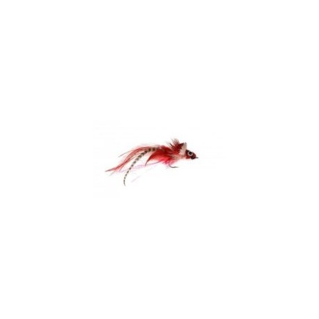 Bass Flies Pike Fly Red White $8.50
