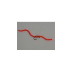 Lures BL Bright Red Weighted Squirmy Wormy $2.34