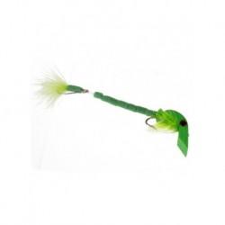 Bass Flies pillow biter chartreuse $8.50