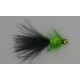 Lures Short Shank Black & Green Leadhead $2.34
