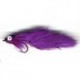 Bass Flies purple leech bass bug $8.50