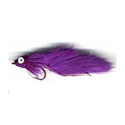 Bass Flies purple leech bass bug $8.50