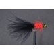 Lures Long Shank Black & Red Leadhead $2.34