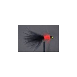Lures Long Shank Black & Red Leadhead $2.34