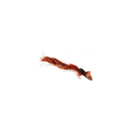 Bass Flies RabbitStripDiverRustBrown $8.50