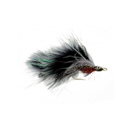 Bass Flies revenge black and gray $8.50