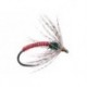 Barbless Flies Red Metallic Soft Hackles Spider BL $2.34