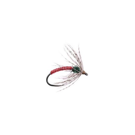 Barbless Flies Red Metallic Soft Hackles Spider BL $2.34