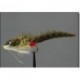 Bass Flies Sculpin Deer Hair Olive Red Butt side $8.50