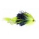 Bass Flies Zukowskis Dr Jekyll Black Chartreuse $8.50